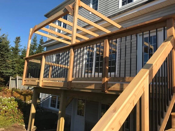 Deck With Pergola